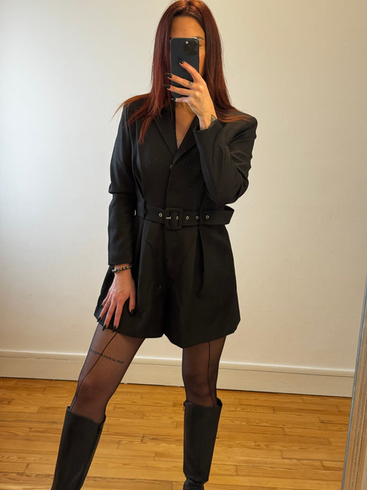 Combishort ceinturé