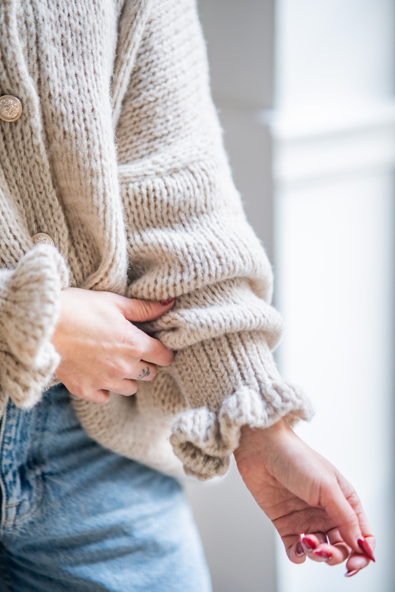 Gilet en maille laine très doux