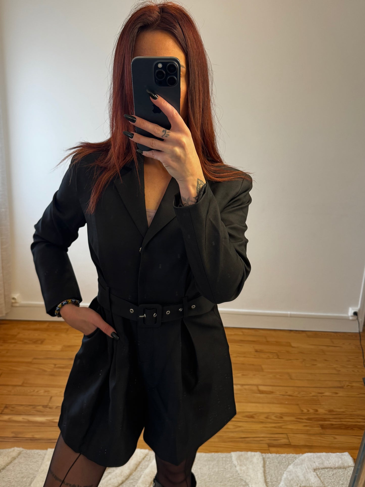 Combishort ceinturé